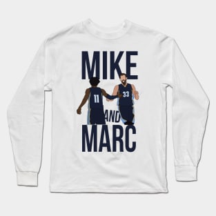 Mike Conely and Marc Gasol 'Mike x Marc' - Memphis Grizzlies Long Sleeve T-Shirt